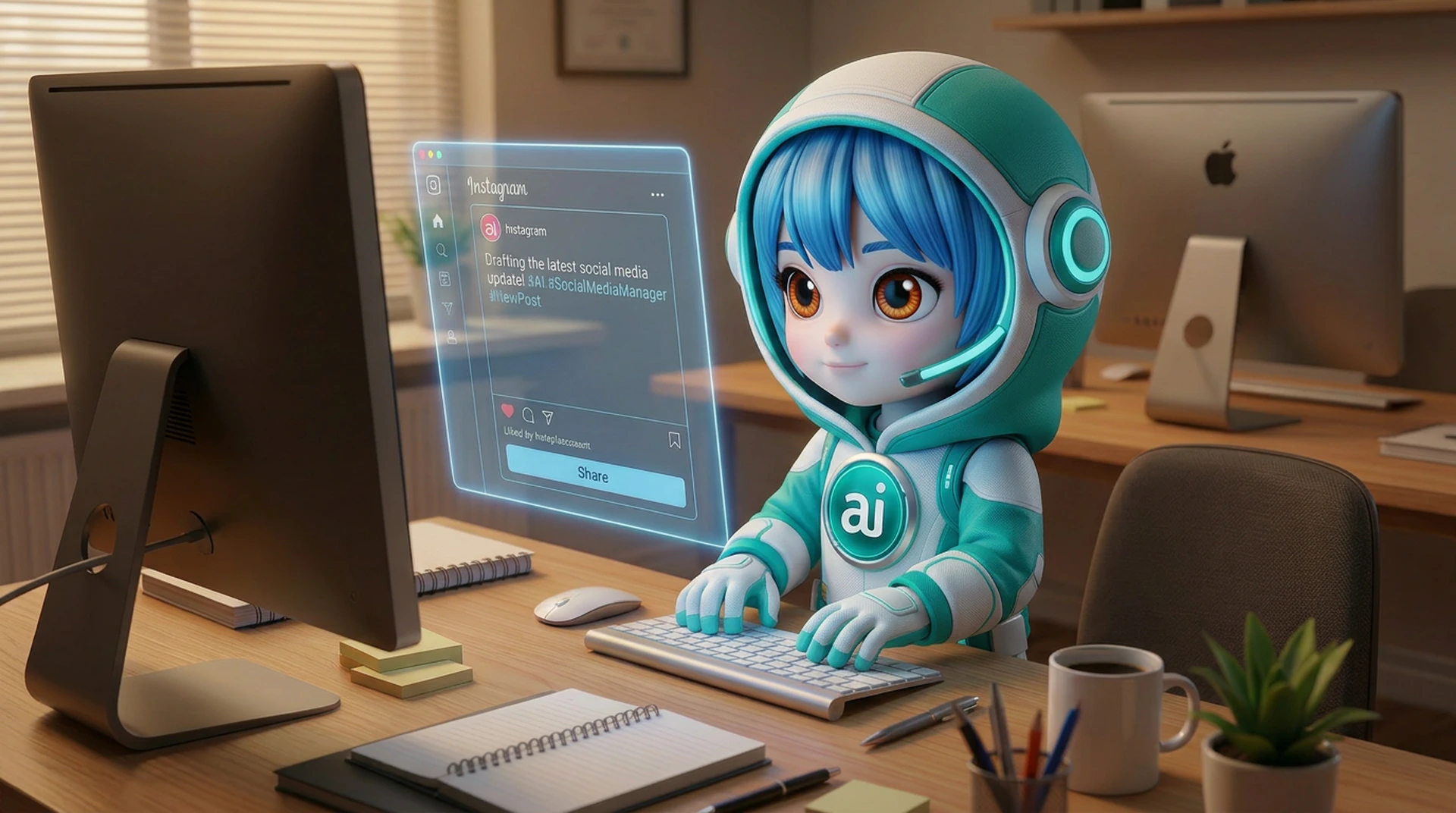 CLEO writing on-brand copy while you focus on growing your business
